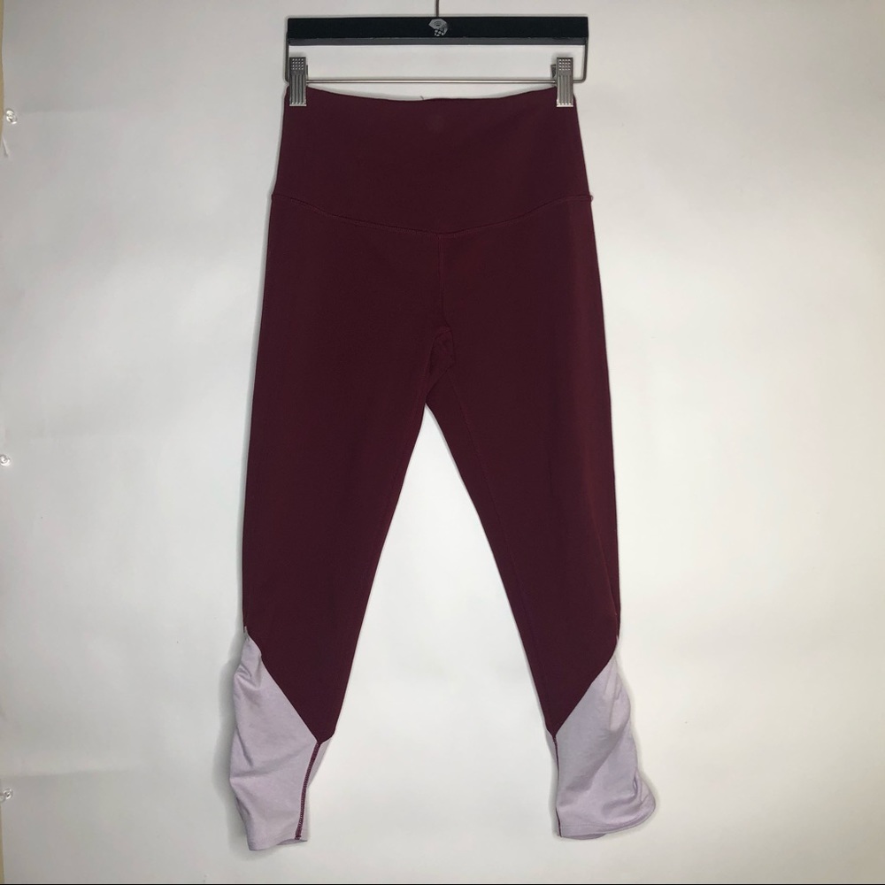 ZELLA women’s pomegranate Drama crop leggings XS - Picture 2 of 9